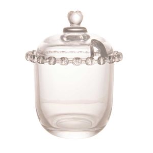 Meleira de Cristal C/ Pegador Coração 9,5x12cm Lyor
