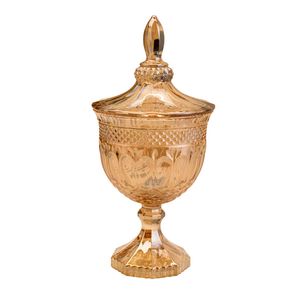 Potiche decorativo de cristal Brandon 11x24cm Lyor
