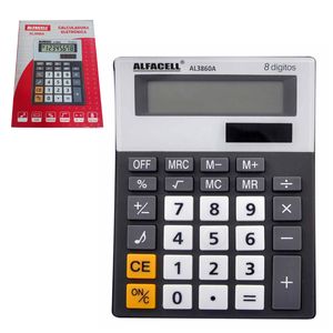 Calculadora Eletrônica de Mesa 8 Dígitos 15x11cm Imporiente