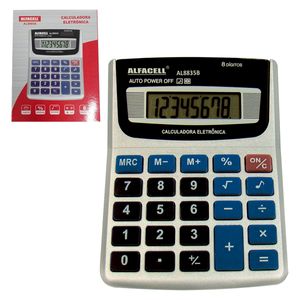 Calculadora Eletrônica de Bolso 8 Dígitos 13x10cm Imporiente