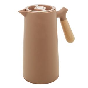 Garrafa Térmica Nórdica de Plástico C/ Cabo de Madeira Nude 1 Litro Rojemac