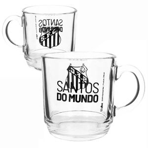 Caneca Santos FC 300ml em Vidro ALLMIX