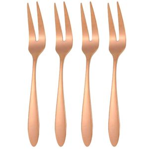 Garfo P/ Petisco Rose 4 Unidades Inox Livon