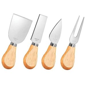 Kit para queijo 4 peças em inox Unihome