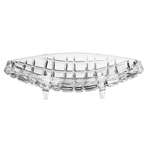 Centro de Mesa Cristal Donna Transparente 26x14x5cm Lyor Coliseu Presentes