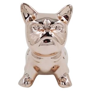 Cachorro Decorativo 5x12cm em Cerâmica Interponte