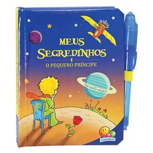 Diário Infantil O Pequeno Principe Meus Segredos 13x16cm Todo Livro