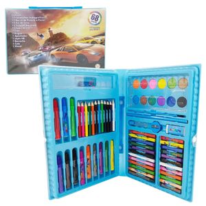 Kit Escolar Carros 68 Peças Union Oceano