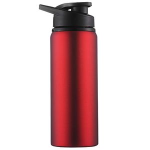 Garrafa de metal vermelha com tampa e alça 600ml Livon