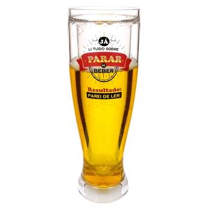 Copo Tulipa Congelável Parei de Ler 450ml em Acrílico Dayimport