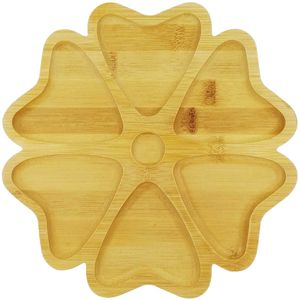 Petisqueira 6 Divisórias 24x24cm em Bambu Interponte
