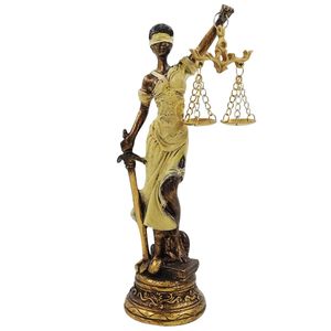 Dama da Justiça Decorativa 19x5cm em Resina Martins & Martins