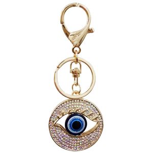 Chaveiro Olho Grego C/ Strass 11cm em Metal Martins & Martins