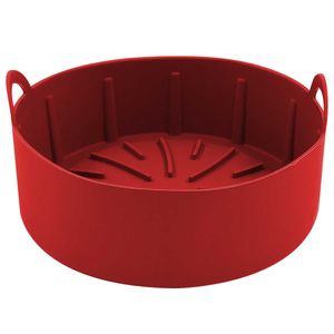 Forma de Cozimento Redonda P/ Fritadeira Elétrica 16cm em Silicone Clink