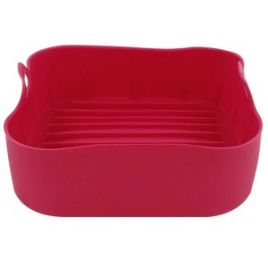 Forma de Cozimento Quadrada P/ Fritadeira Elétrica 16x16cm em Silicone Clink
