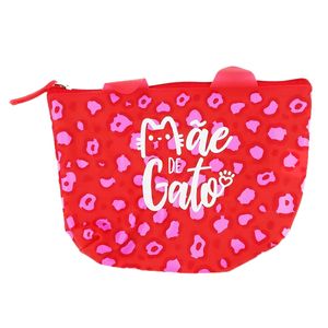 Nécessaire Mãe de Gato 18,5x25cm em PVC Qualis