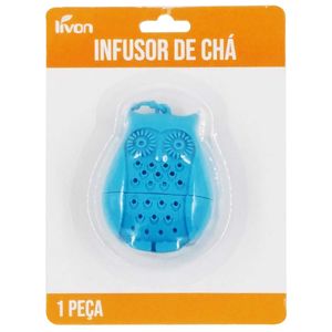 Infusor P/ Chá Coruja 5cm em Silicone Livon