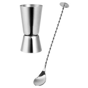 Colher Bailarina C/ Dosador de Drinks em Aço Inox Wincy