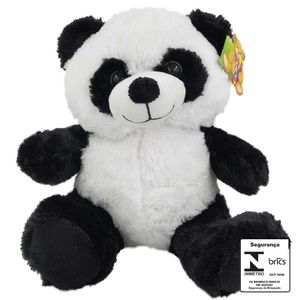 Panda de Pelúcia 25cm em Poliéster Fizzy