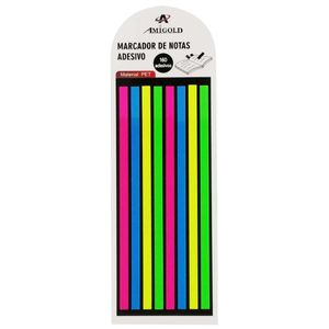 Marcador de Notas Autoadesivo 160 Folhas em Papel Amigold