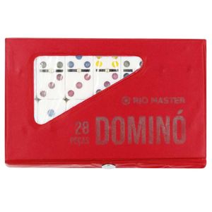 Jogo de Dominó 28 Peças em Melamina Rio Master