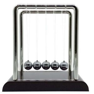 Pendulo de Newton Decorativo 14cm em Metal Livon