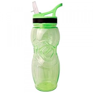 Garrafa C/ Canudo 600ml em Plástico Livon