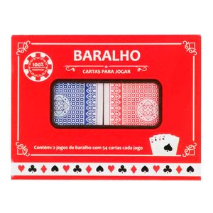 Jogos de Baralho Duplo 108 Cartas em Plástico Imporiente