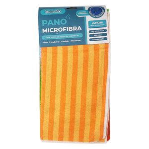 Kit Pano Multiuso 5 Peças 30x30cm em Microfibra Selenita