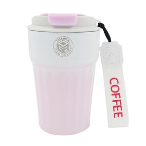 Copo Térmico C/ Termômetro 350ml em Aço Inox Golden Rio