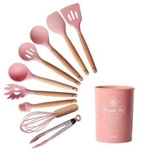 Kit de Utensílios Flórida 12 Peças em Silicone KeHome