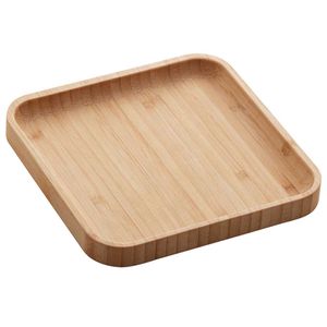 Bandeja Quadrada 17x17cm em Bambu Lyor