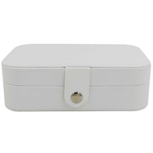 Porta Joia Decorativo 16x11X4,5cm em Veludo e Couro Imporiente