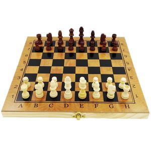Jogo de Xadrez 24cm em Madeira UniHome