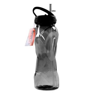 Garrafa C/ Canudo 600ml em Plástico Livon