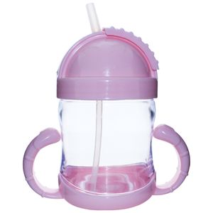 Copo Infantil C/ Canudo 250ml em Plástico FWB