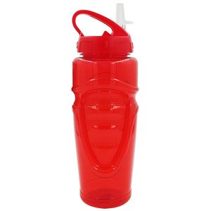 Garrafa C/ Alça + Canudo 650ml em Plástico Livon