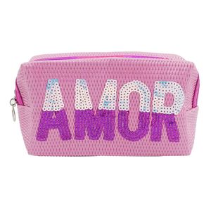 Nécessaire Amor C/ Alça 18x10cm em PVC FWB