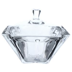 Potiche Decorativo 18x18cm em Vidro Dagia