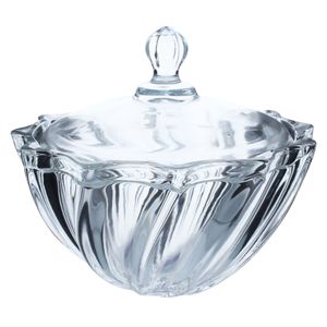 Potiche Decorativo 19cm em Vidro Dagia