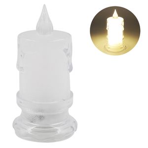 Vela LED Decorativa 9x4,5cm em Plástico Interponte