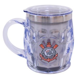 Caneca Corinthians de Plástico 500ml Mileno Mileno Com