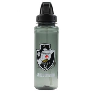 Garrafa C/ Canudo 700ml Vasco da Gama em Plástico Mileno