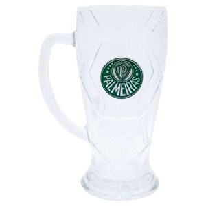 Copo p/ Chopp Palmeiras 630ml em Vidro Mileno