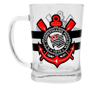 Caneca Corinthians 660ml em Vidro Mileno