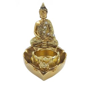 Porta Incenso Decorativo Buda 12cm em Resina Martins & Martins