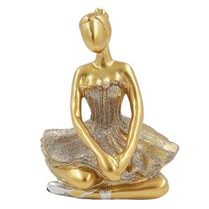 Bailarina Decorativa 10cm em Resina Martins & Martins
