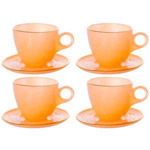 Jogo de Xicaras Matte 4 Peças 170ml em Cristal Hauskraft