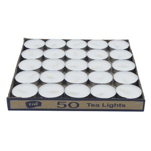 Kit de Velas 50 Peças 17,5x17x5cm em Parafina Megagift