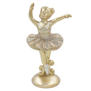 Bailarina Decorativa 12x4cm em Resina Youbai